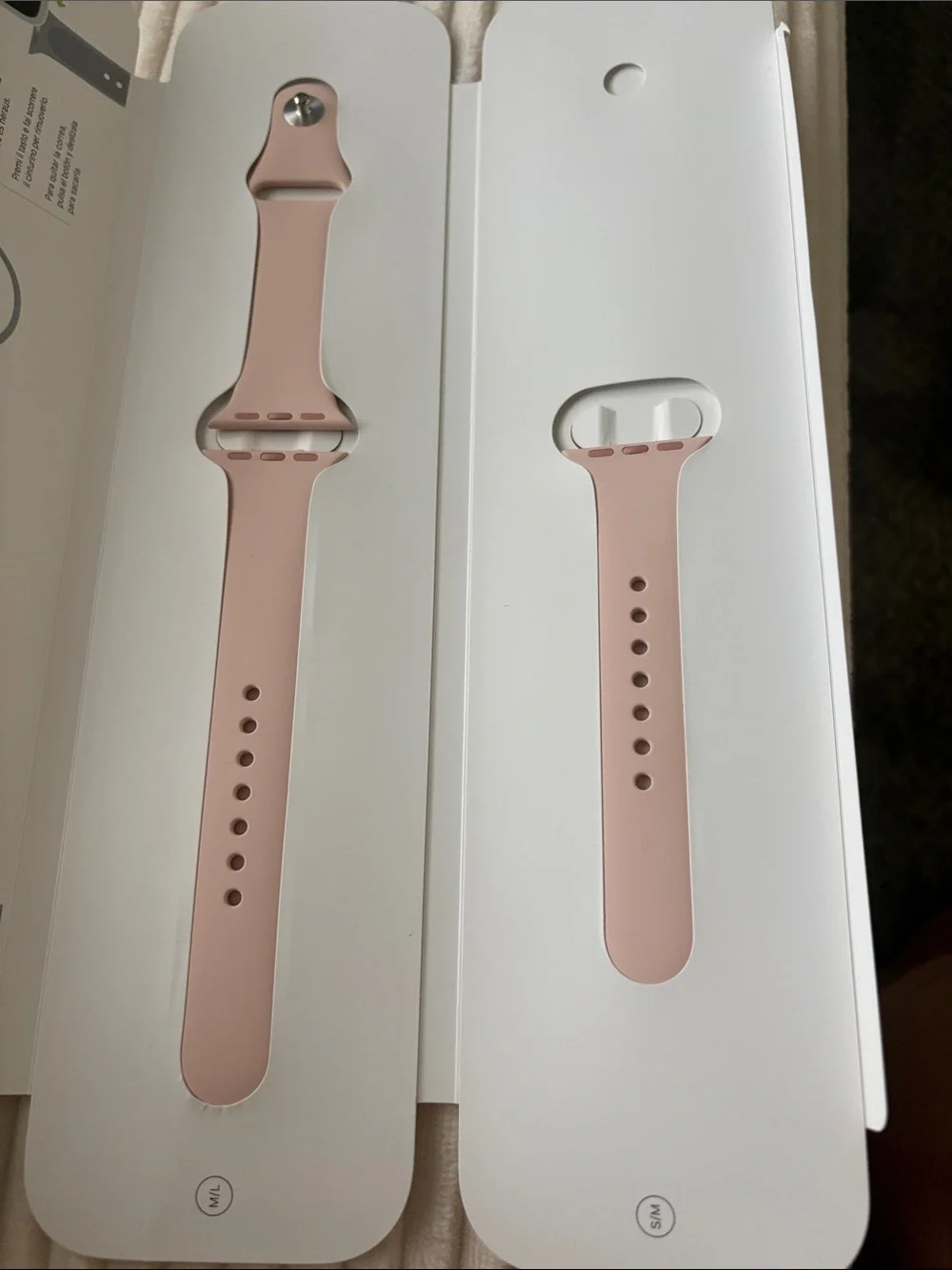 Apple Pink Silicone Sport Band for Smartwatch Applewatch SE & series 6